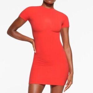 SKIMS Red Mini Dress